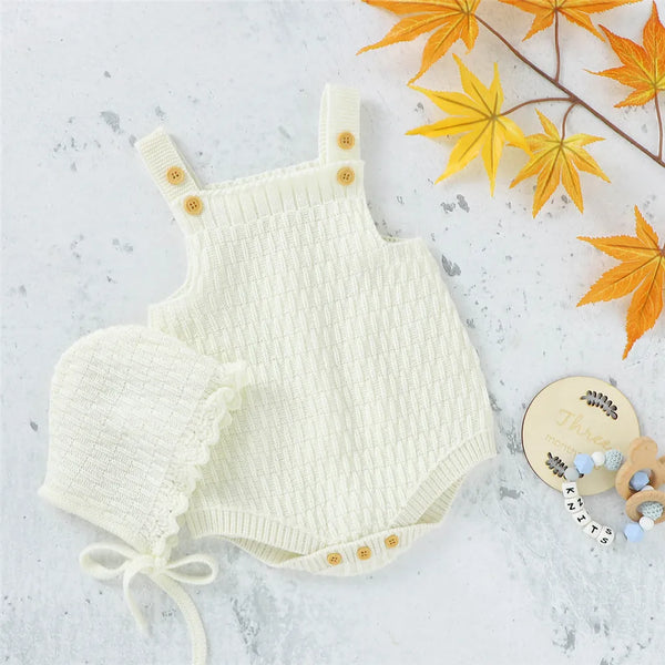 Cozy Baby Romper & Hat Set