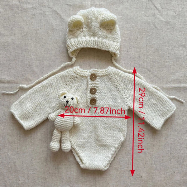 Snuggly Bear Baby Photo Set