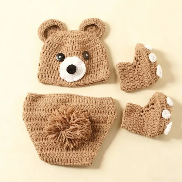 Adorable Bear Baby Outfit Set