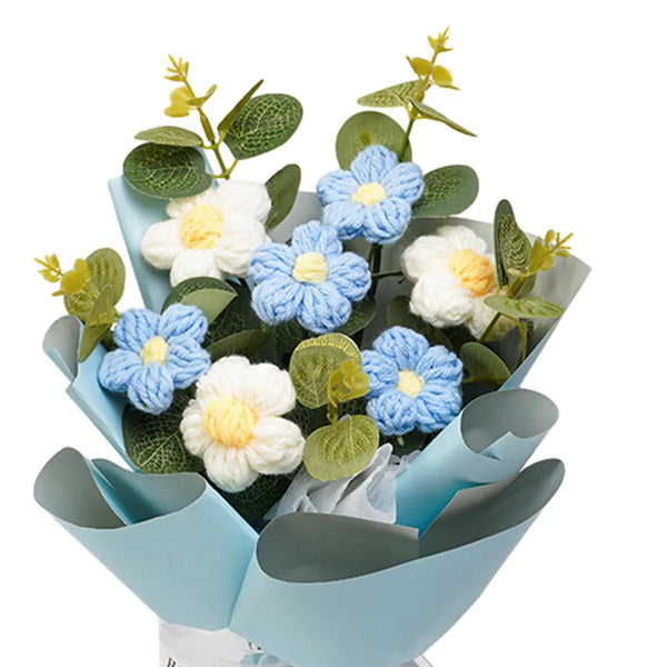 Spring Blossom Knit Bouquet