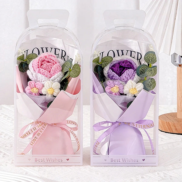 Charming Crochet Flower Bouquet