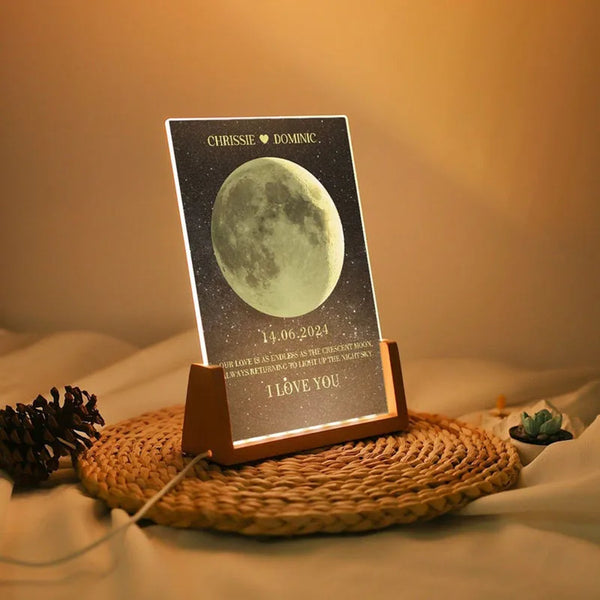 Personalized Moon Glow Lamp