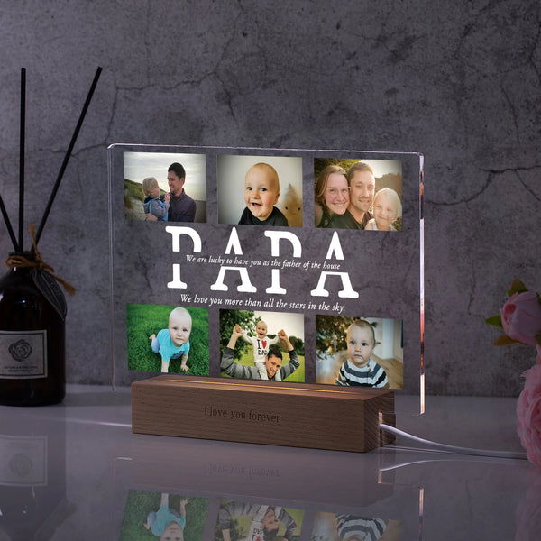 Personalized Photo Light Frame