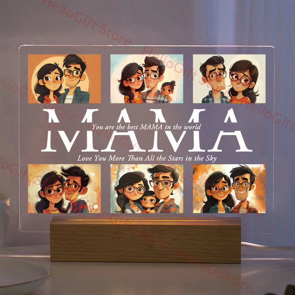 Personalized Photo Light Frame
