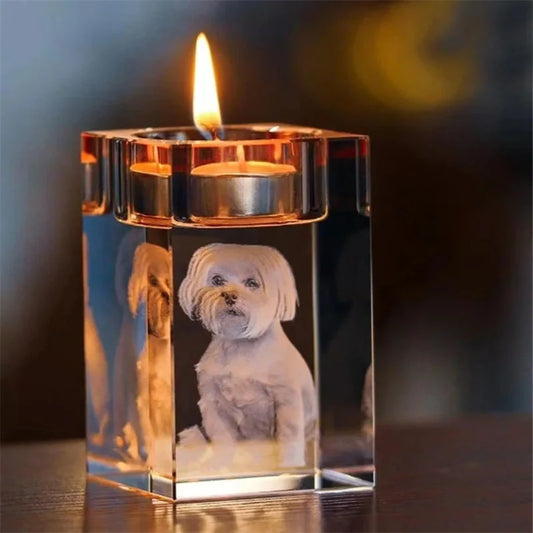 Personalized Photo Candle Holder