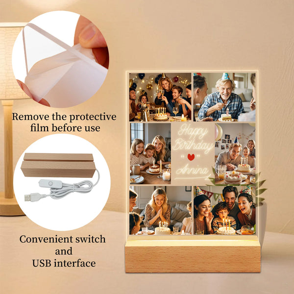 Light Up Photo Montage Frame